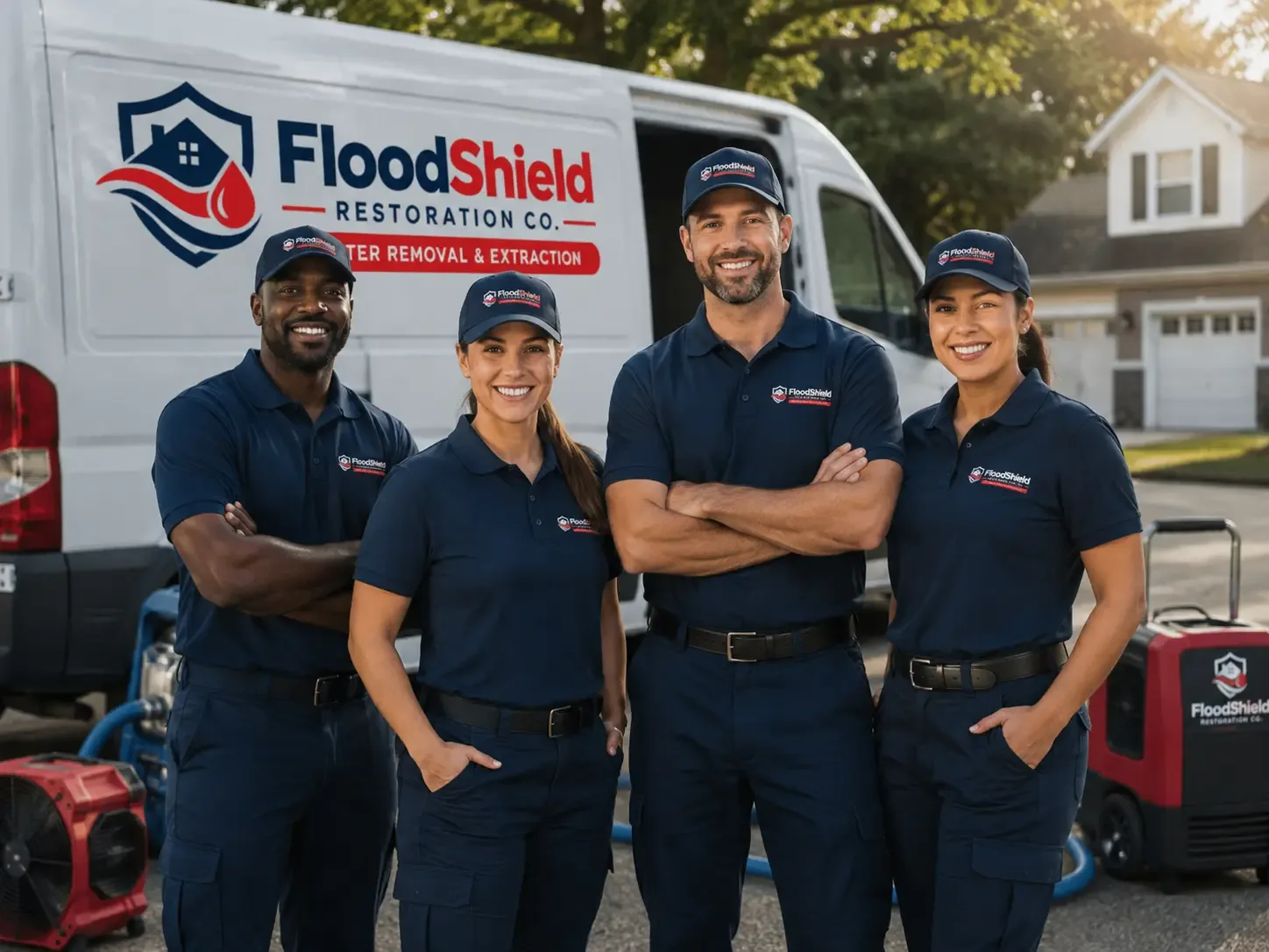 Flood Damage Restoration company in Cable, OH