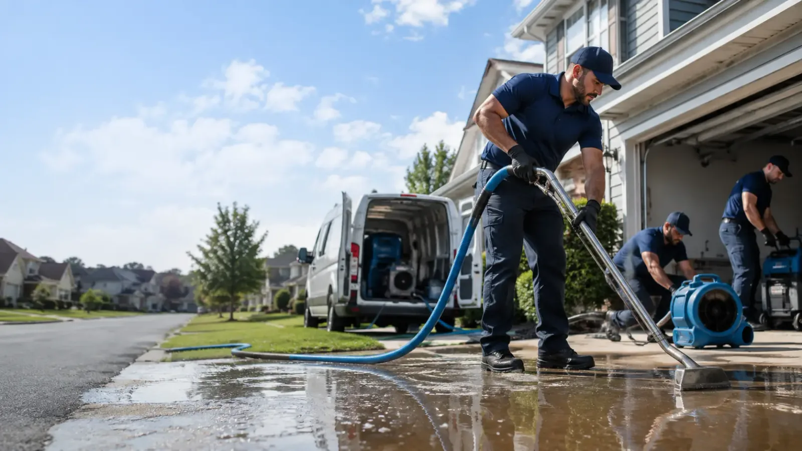 Flood Damage Restoration in Cable, OH